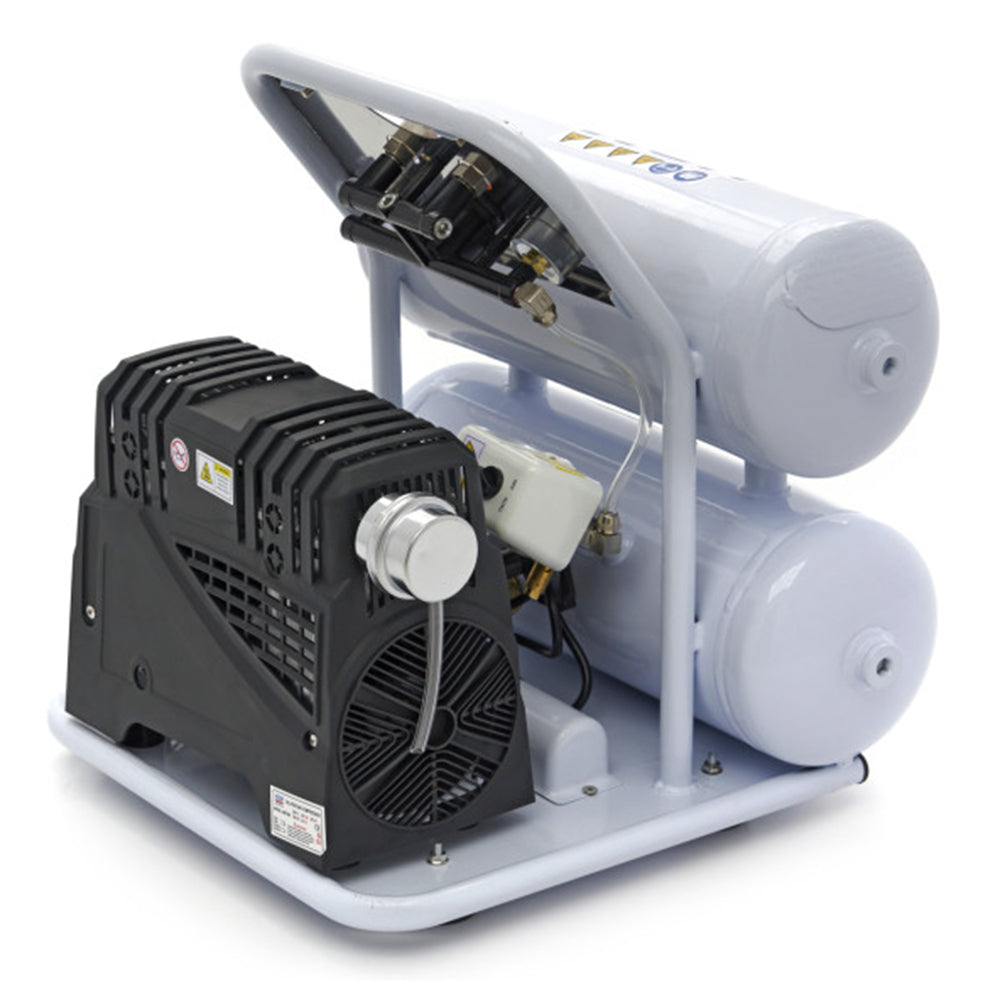 Безшумен компресор, нисък шум, без масло 20 л 750W 60DB HBM