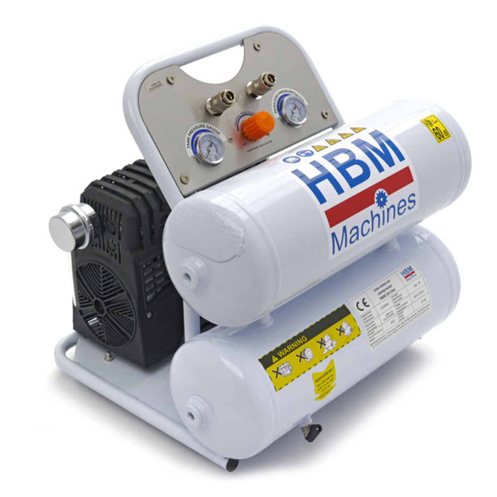 Безшумен компресор, нисък шум, без масло 20 л 750W 60DB HBM