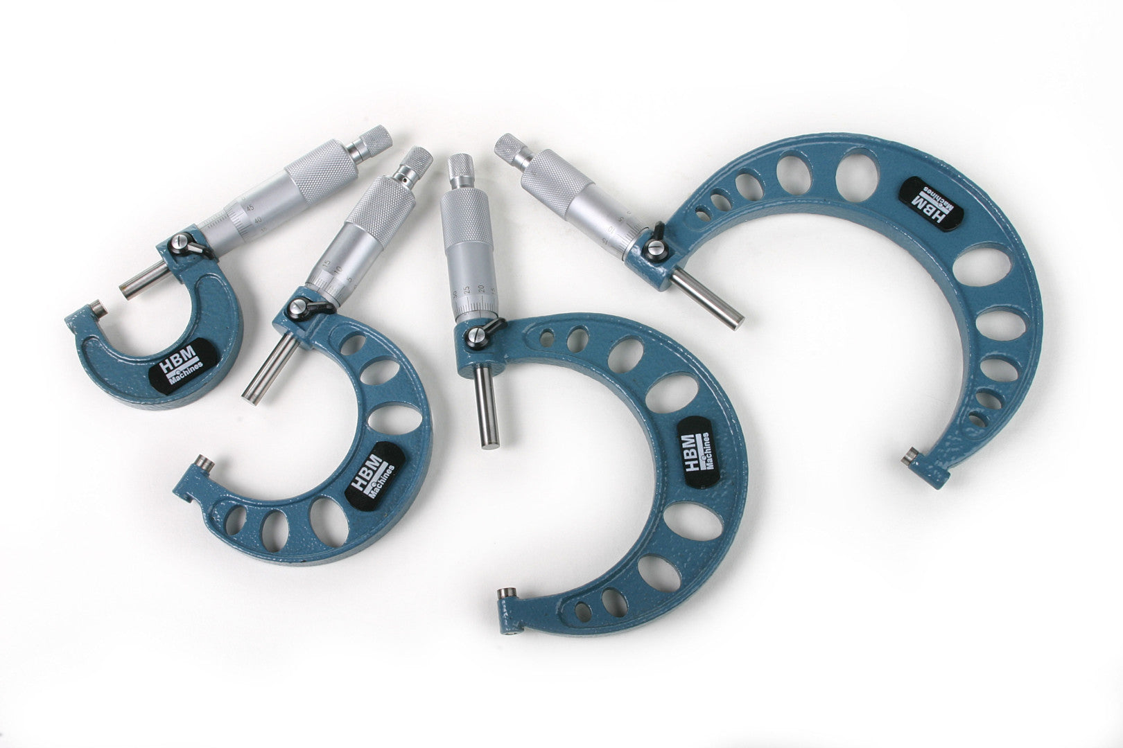 Комплект механични микрометри 6 части HBM 0-150 мм