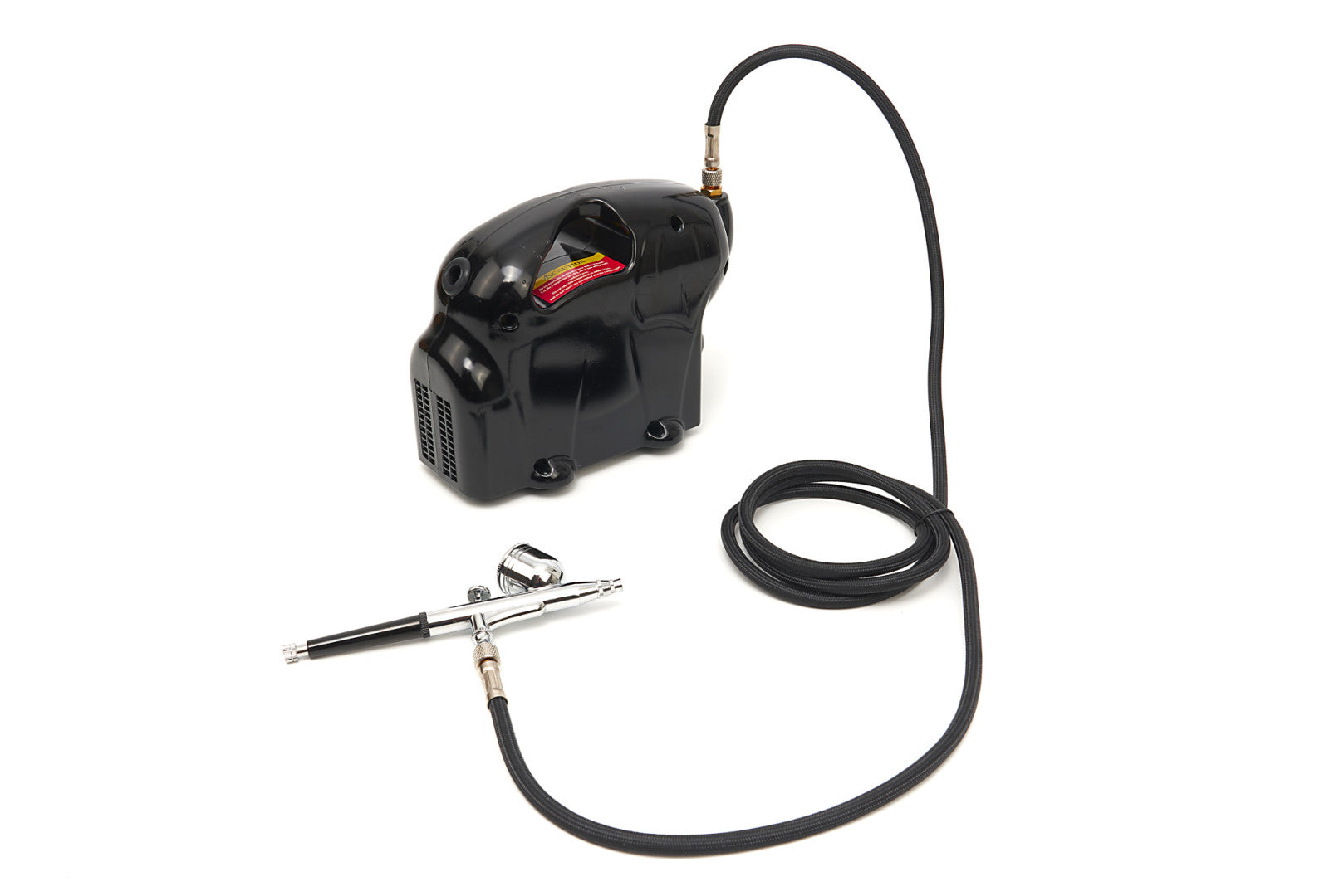 Пълен комплект аерограф AIRBRUSH, компресорен пистолет и боя