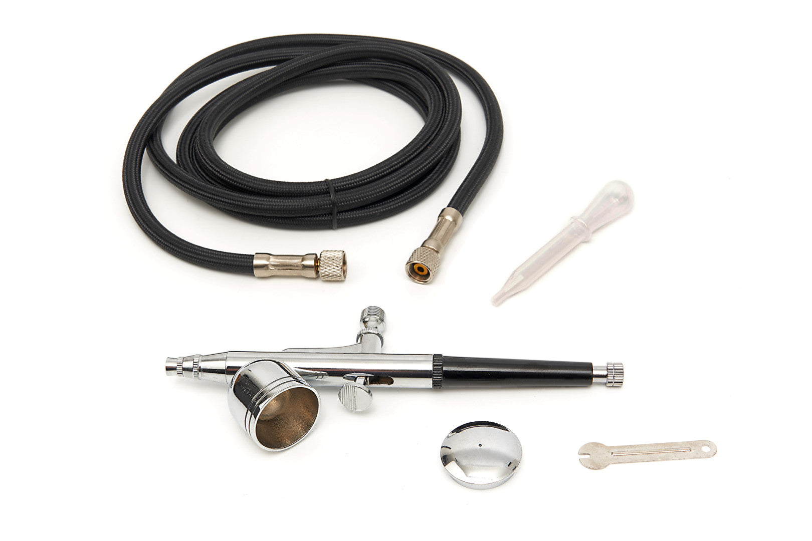 Пълен комплект аерограф AIRBRUSH, компресорен пистолет и боя