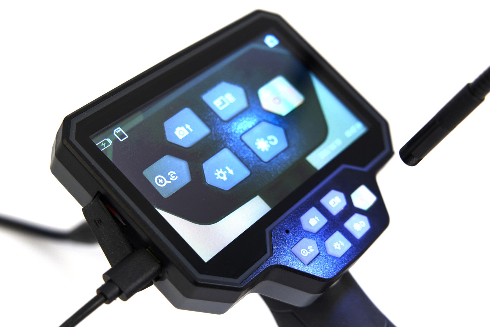 Инспекционна ендоскопска видеокамера с 5-инчов LCD екран