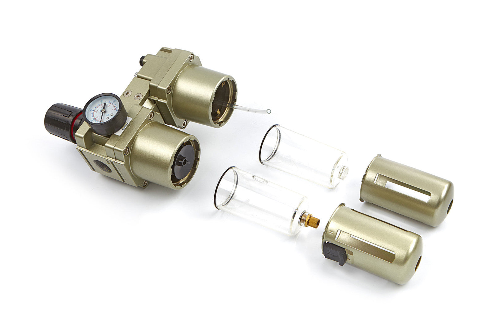 Разделител на вода и масло с регулатор на налягане 1/4 HBM