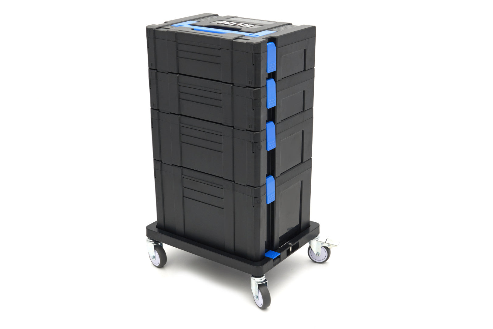 Комплект кутии за инструменти и платформа с колелца HBM, 105 части