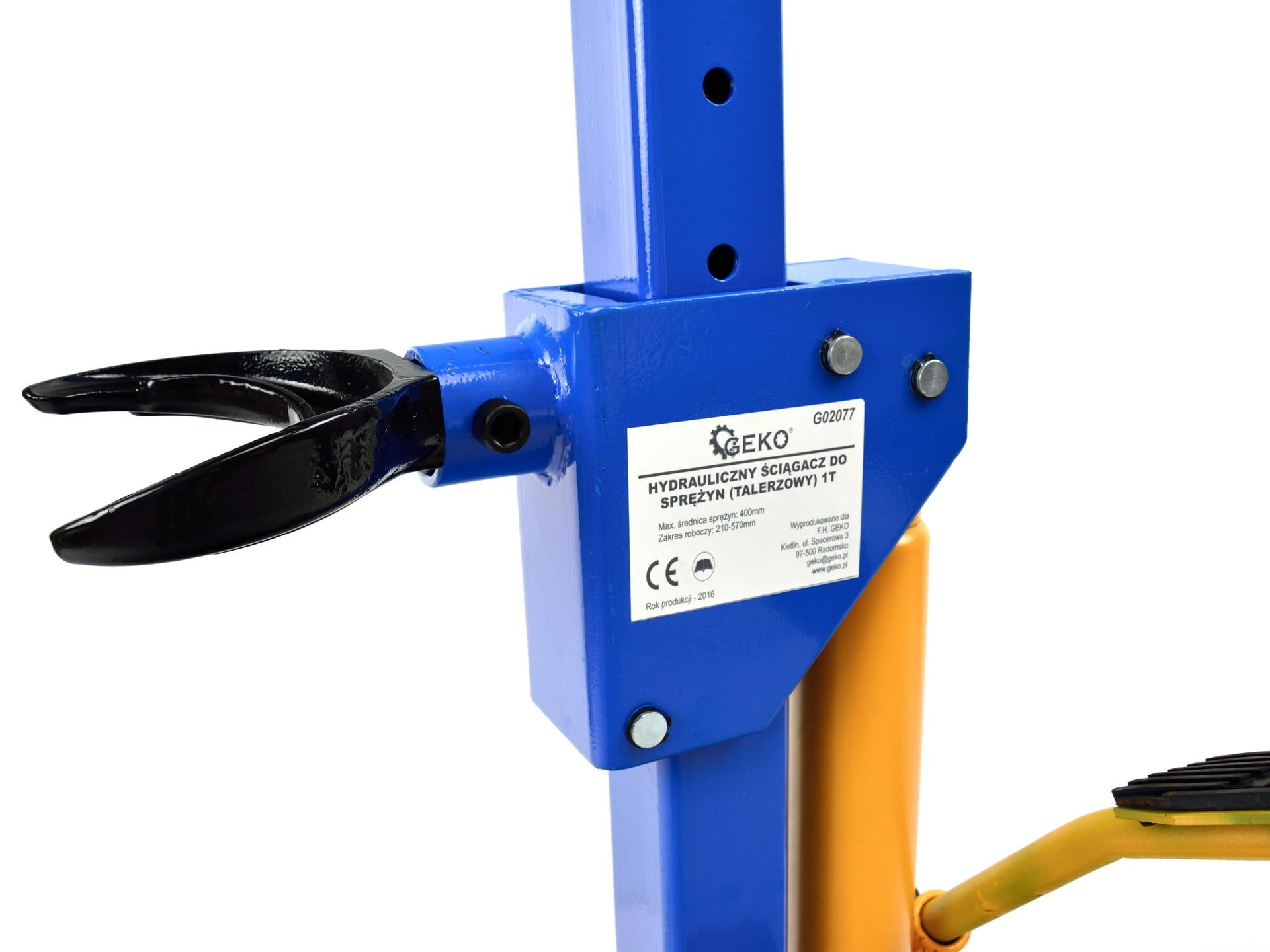 Хидравлична преса със стойка за пружини 1T