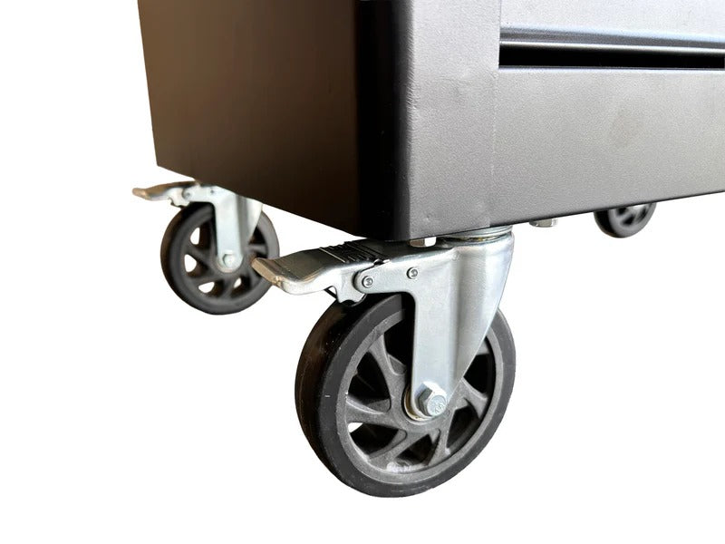 Професионален шкаф с инструменти с 7 чекмеджета, 7 карбонови модула и 262 части GEBO TOOLS