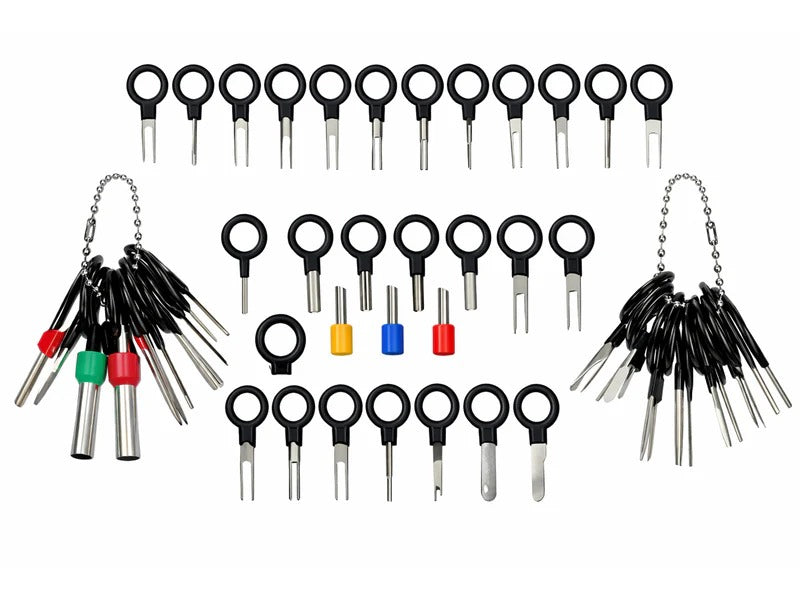 Комплект за демонтиране на клеми и контакти от електрически съединители, 38 части GEBO TOOLS