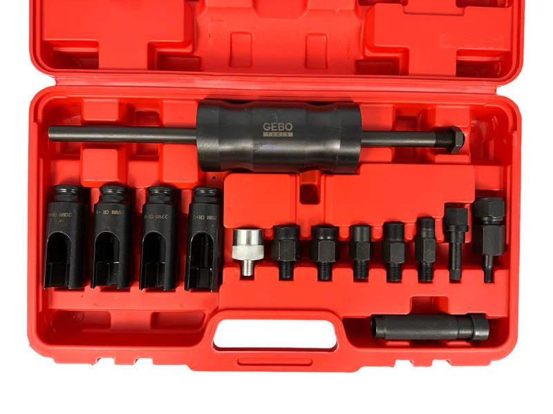 Комплект екстрактор за инжектори, 14 части, дизел GEBO TOOLS