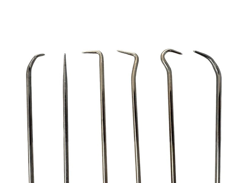 Комплект 6 екстра дълги куки за изваждане на уплътнения GEBO TOOLS