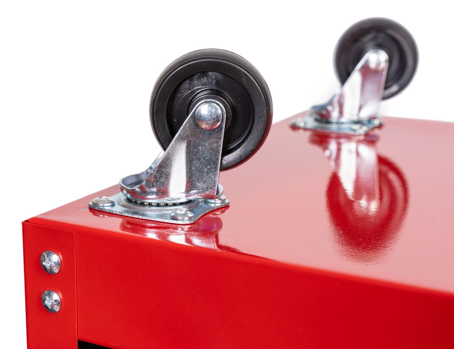 Мобилна количка с 3 рафта, държач за отвертки и панел с куки INVENTO