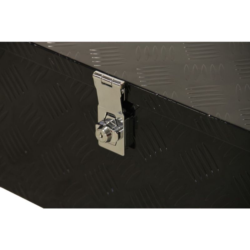 Кутия за съхранение на инструменти от алуминий, средна черна