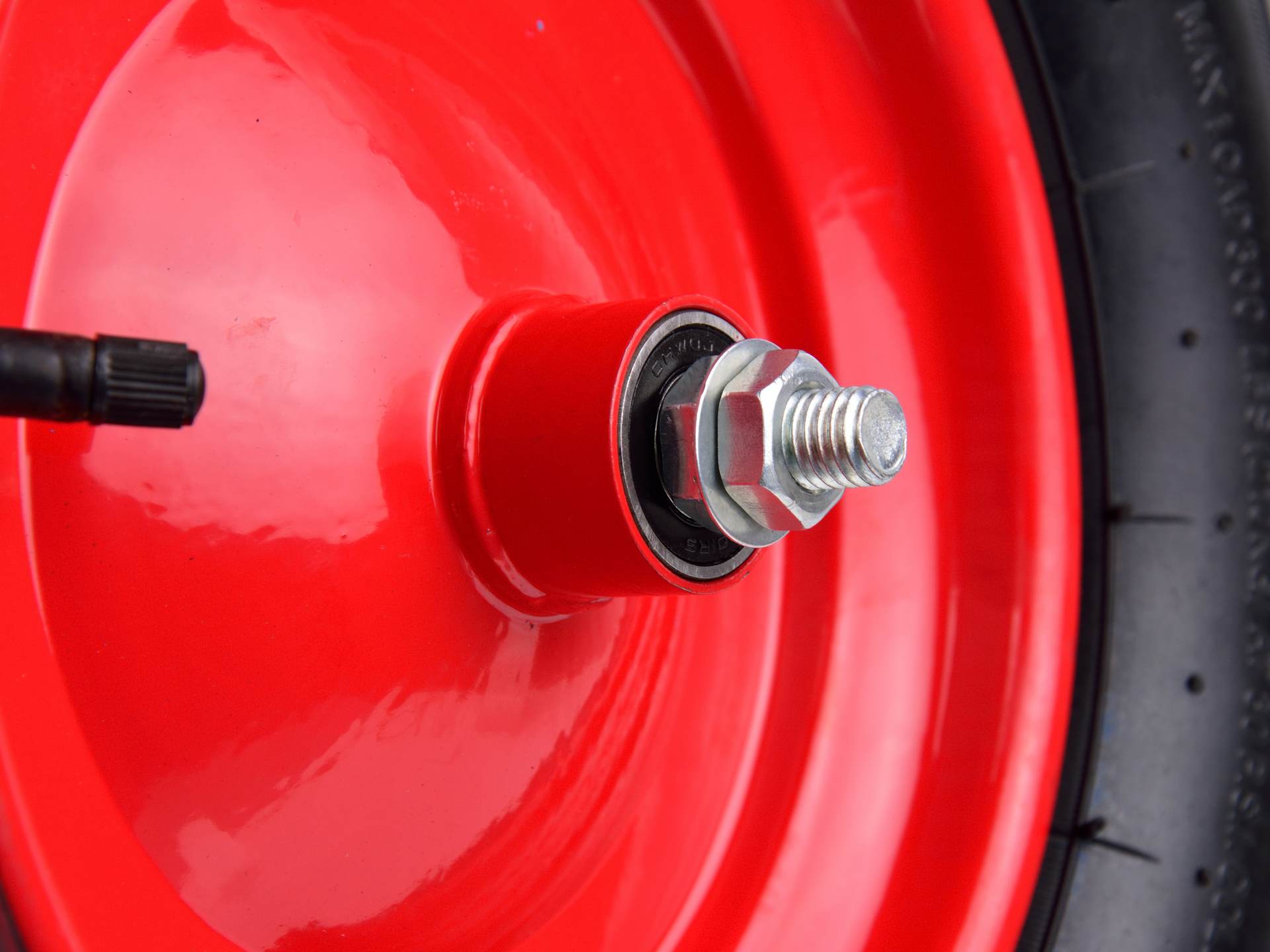 Колело за количка 4.00-8/2PR червена джанта