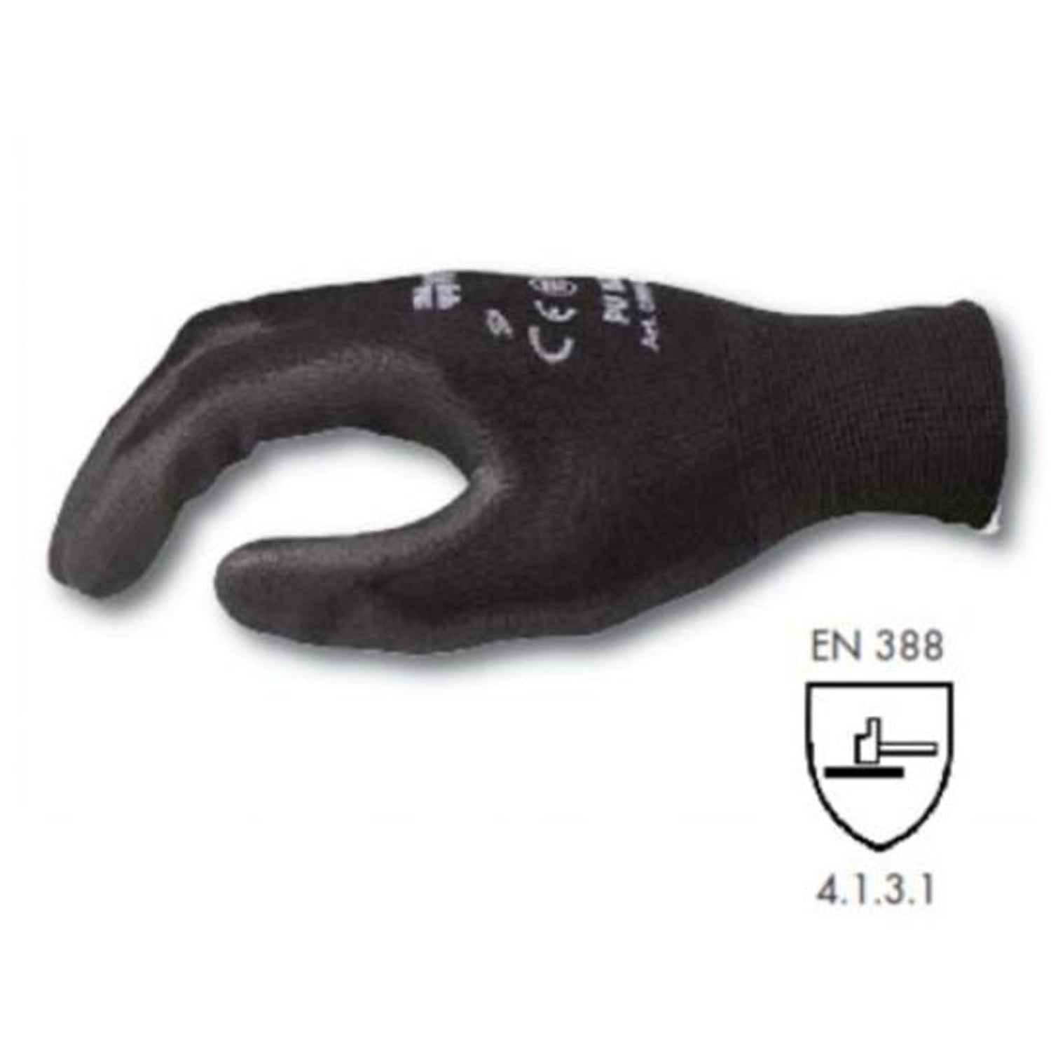 Защитни ръкавици за автомонтьори PU-BLACK S9 WURTH