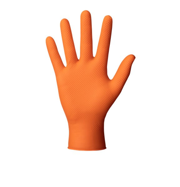 Нитрилни ръкавици PREMIUM MERCATOR GOGRIP PRO 3D оранжеви, размер S 50 бр.