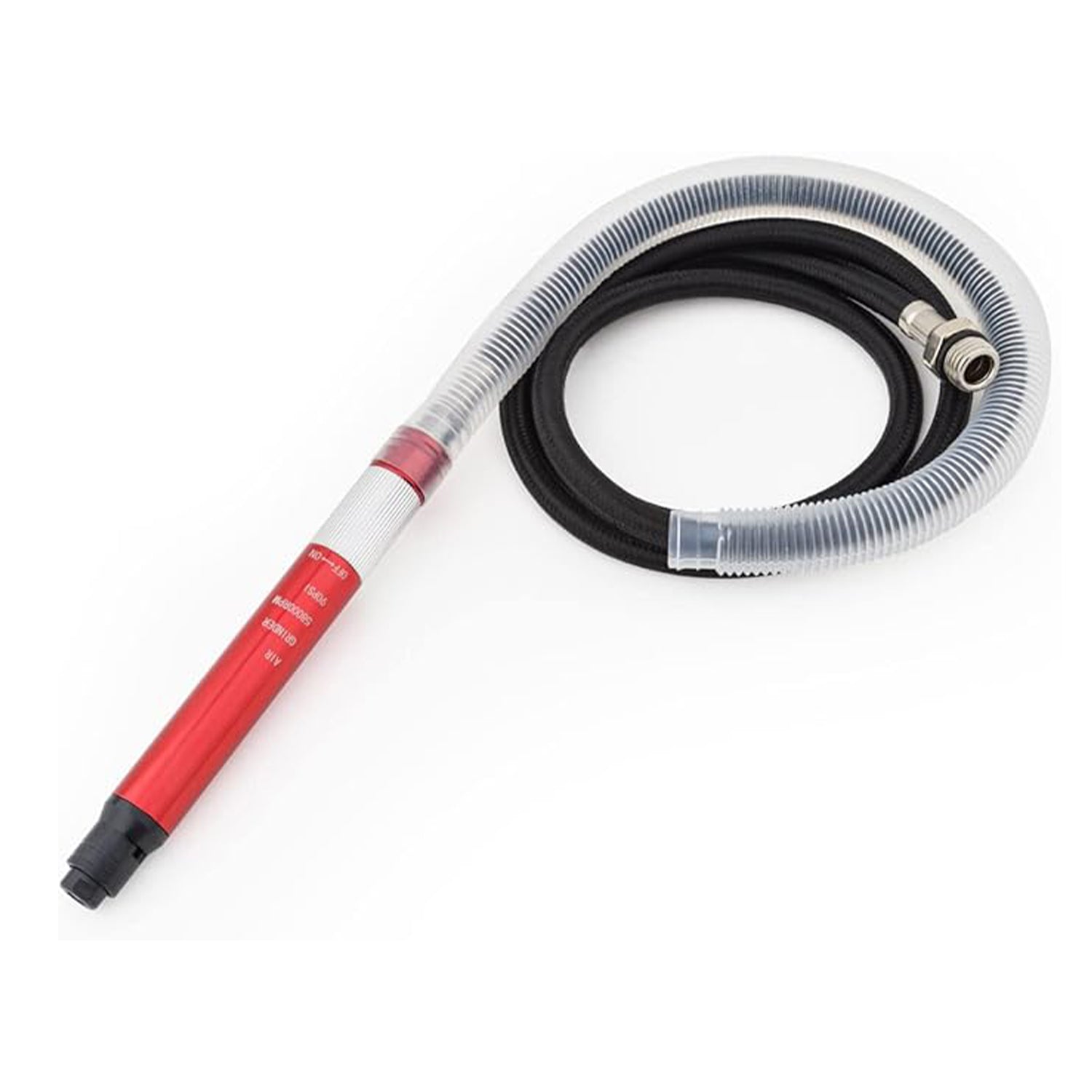 Комплект пневматичен мини шлайф тип молив, 17 части, висока скорост 58 000 об./мин., компактен и лек инструмент за шлайфане, почистване, рязане, полиране и заваряване