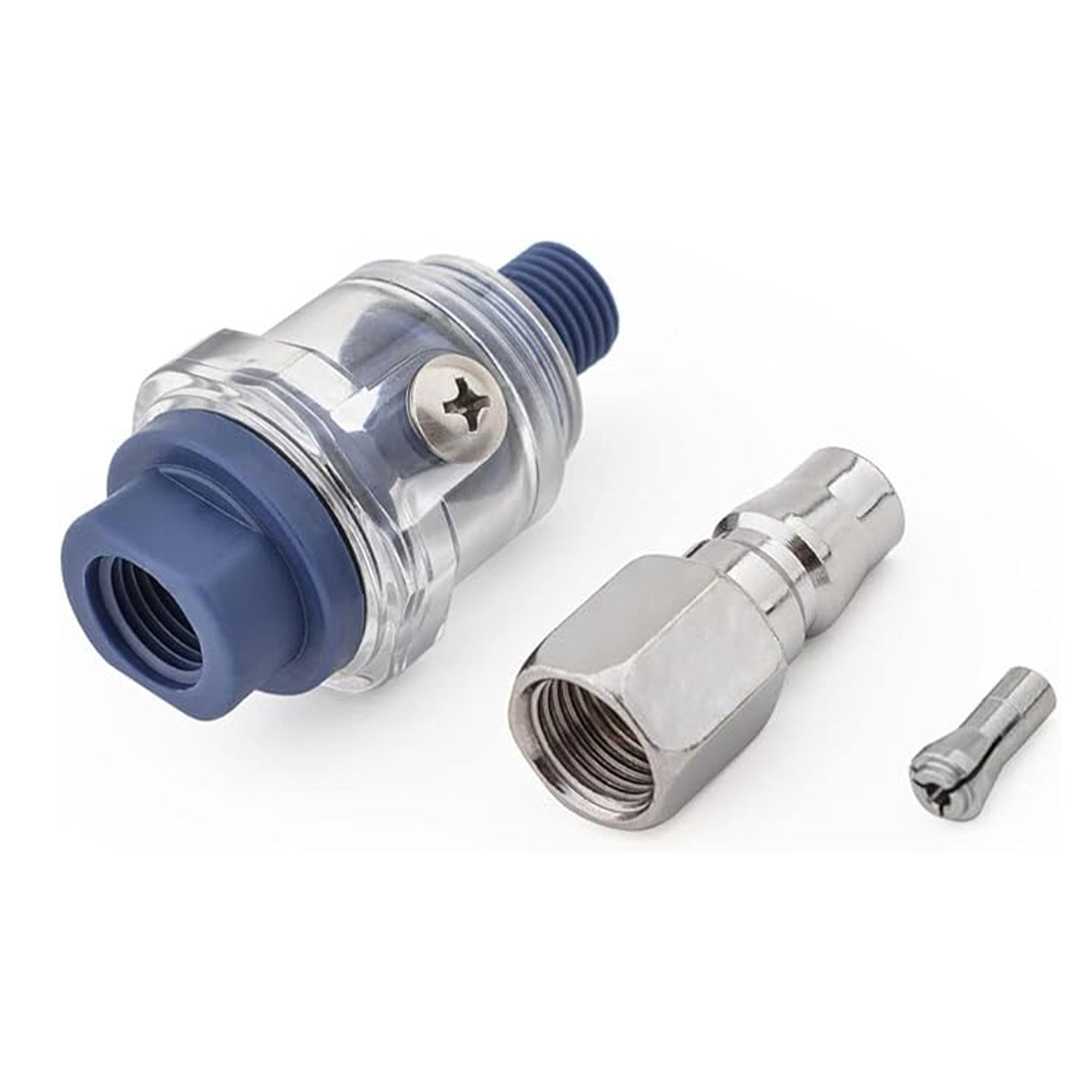 Комплект пневматичен мини шлайф тип молив, 17 части, висока скорост 58 000 об./мин., компактен и лек инструмент за шлайфане, почистване, рязане, полиране и заваряване