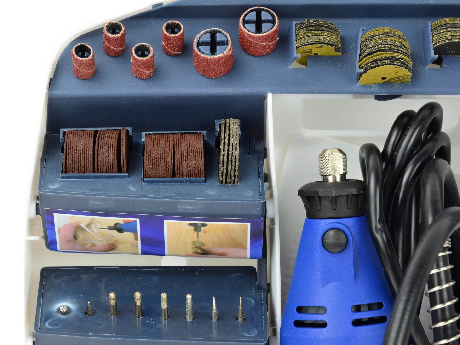 Комплект мини шлайф устройство с аксесоари 300 части