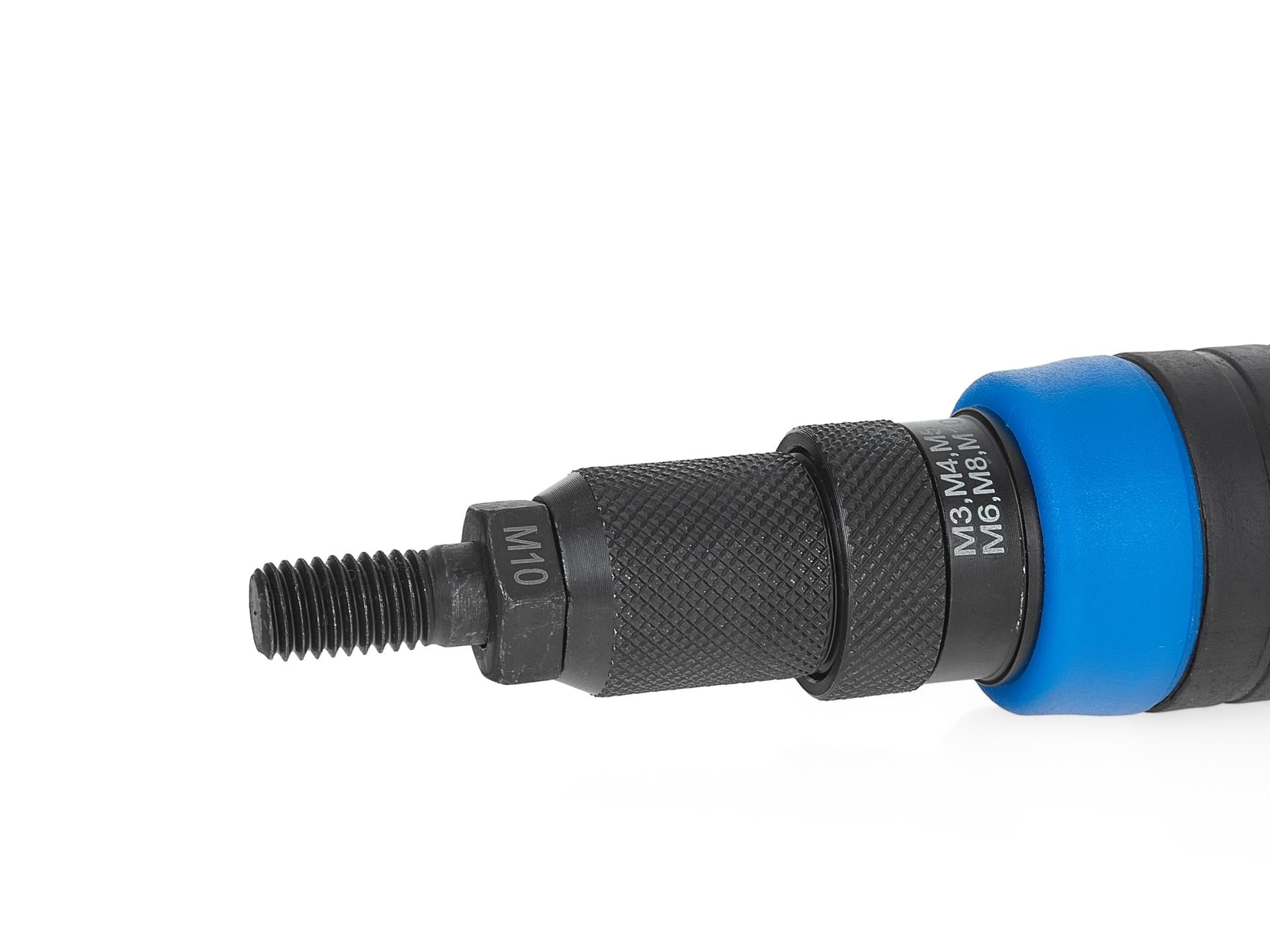 Устройство адаптер за занитване на гайки M3-M10 за бормашина