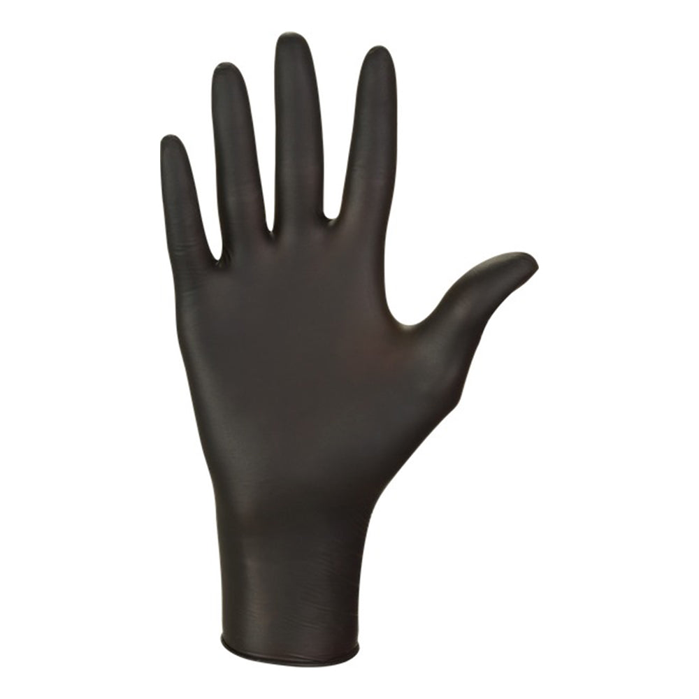 Медицински нитрилни ръкавици без пудра PREMIUM MERCATOR черни, размер S 100 бр.