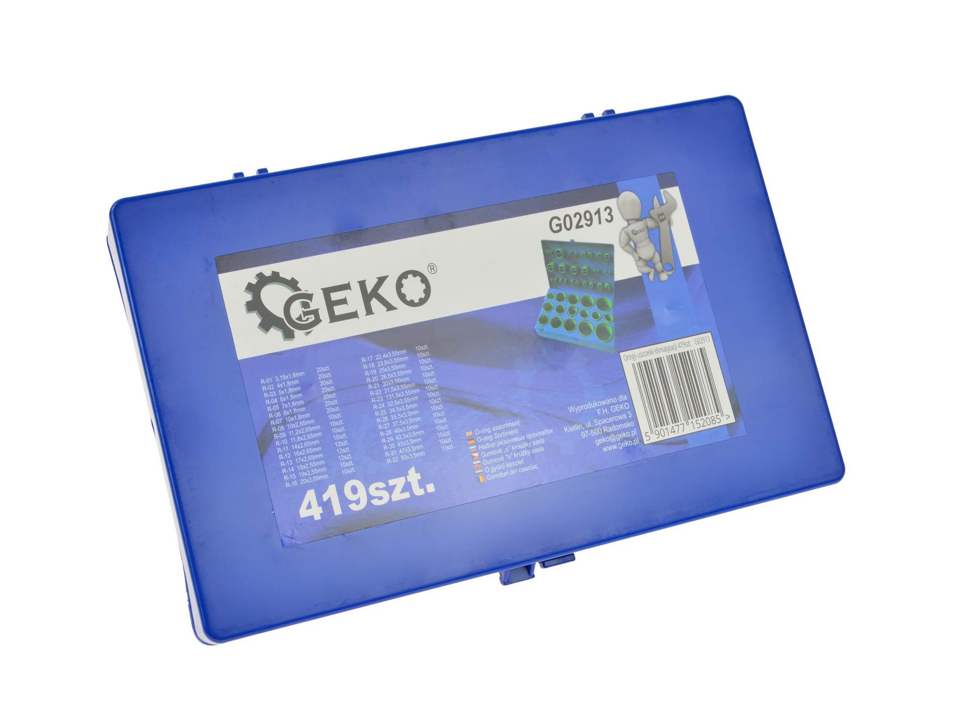 Комплект гумени о-пръстена за климатици 419 бр.