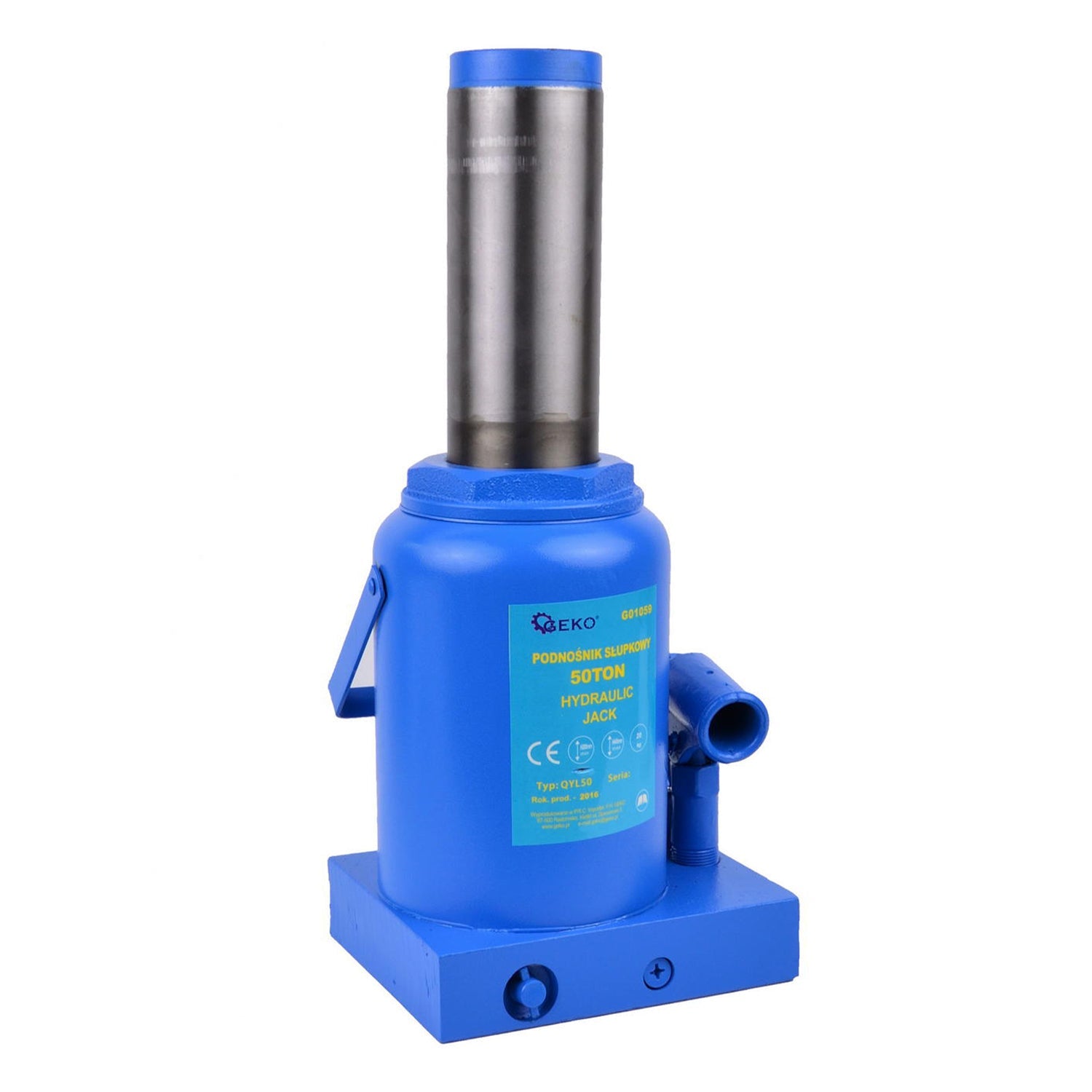 Крик с хидравличен цилиндър тип "бутилка" 50 т