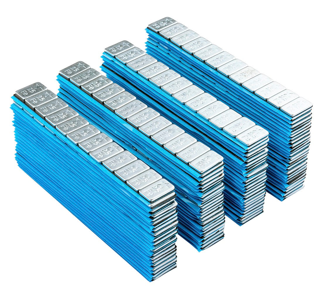 Кутия със самозалепващи се противотежести 2.5 гр. - 100 ленти - 12 бр./лента 3 кг