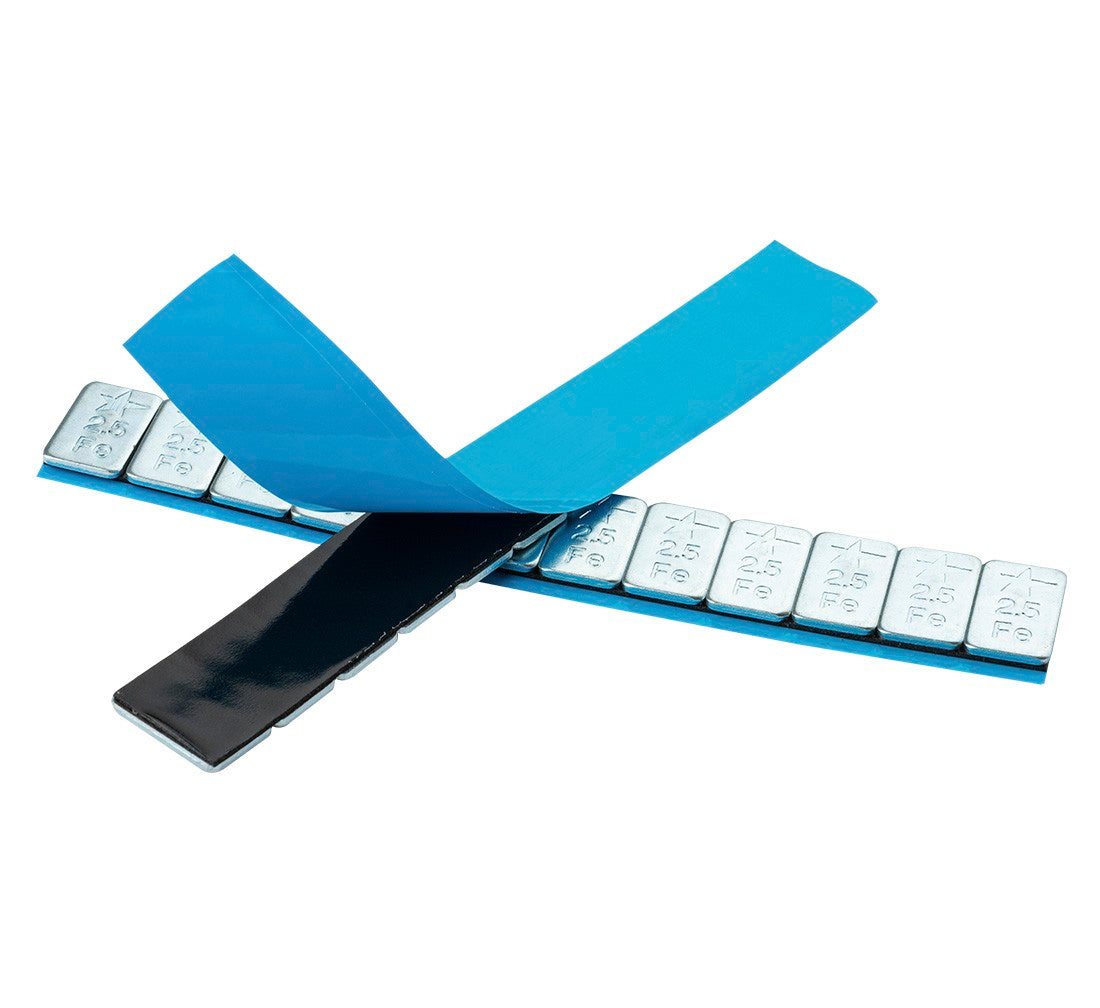 Кутия със самозалепващи се противотежести 2.5 гр. - 100 ленти - 12 бр./лента 3 кг