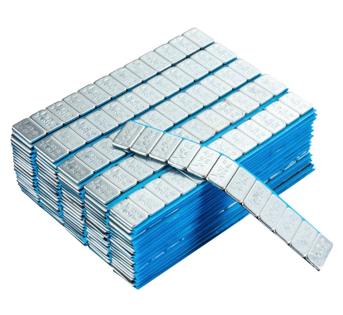 Кутия със самозалепващи се противотежести 2.5 гр. - 100 ленти - 12 бр./лента 3 кг