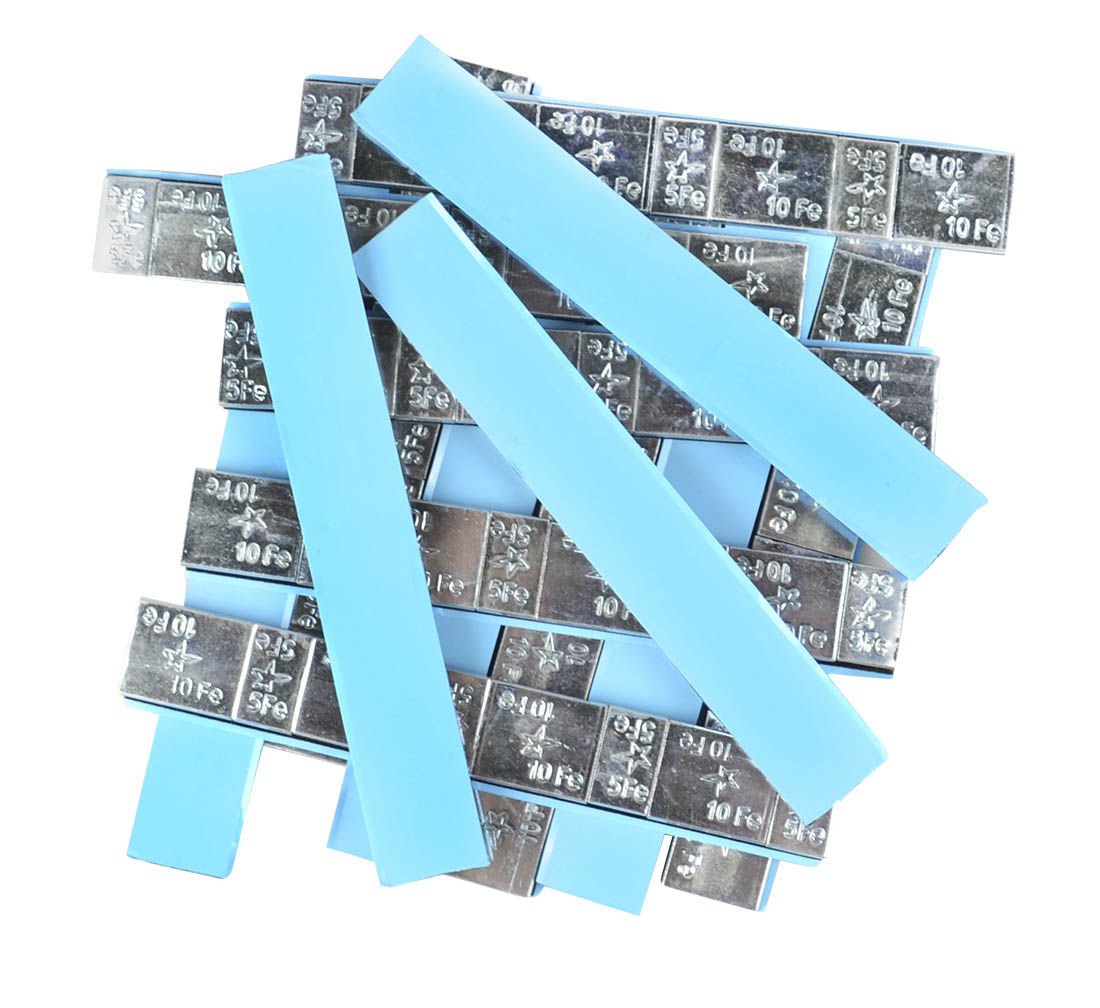 Комплект самозалепващи се тежести 5/10 гр. EDGY FIVESTARS - 400 ленти - 8 бр./лента