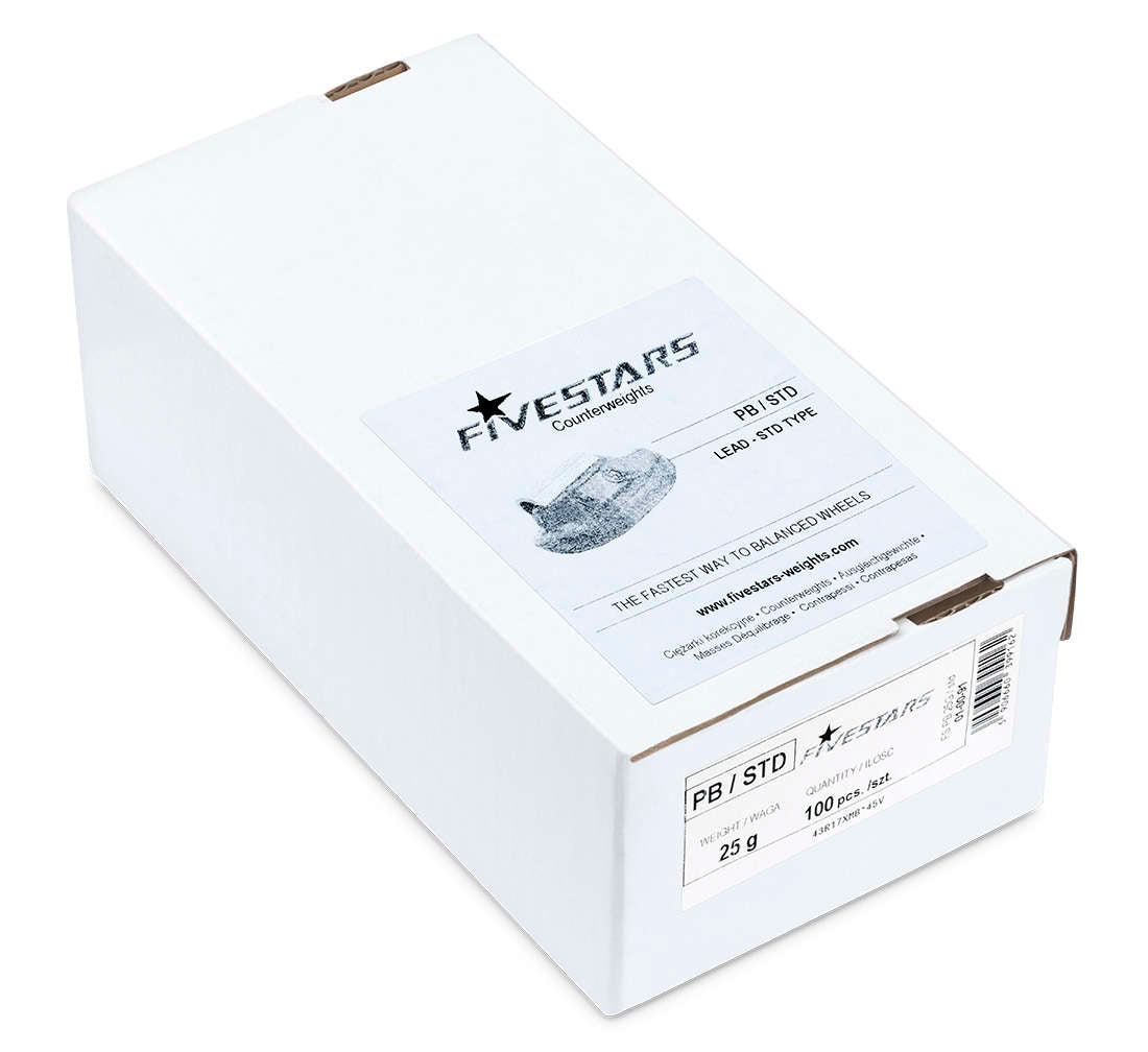 Тежести за баланс 25г. 100 бр.