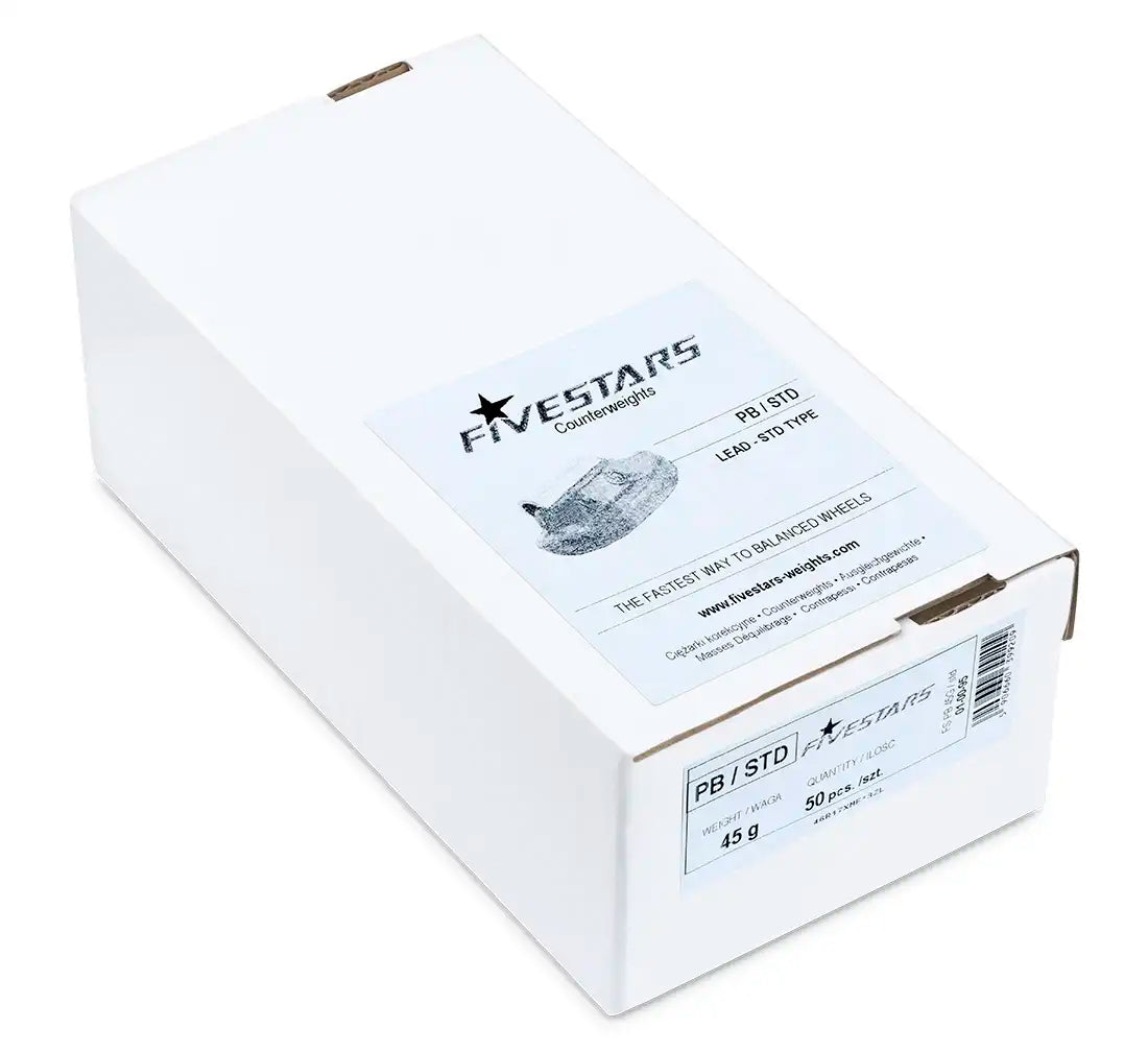 Тежести за баланс на алуминиеви джанти 45гр. - 50бр.