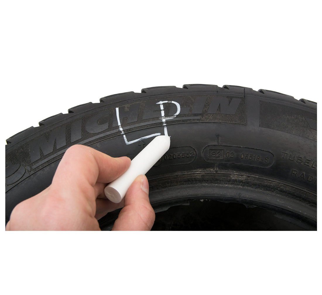 Креда бяла за маркиране на гуми