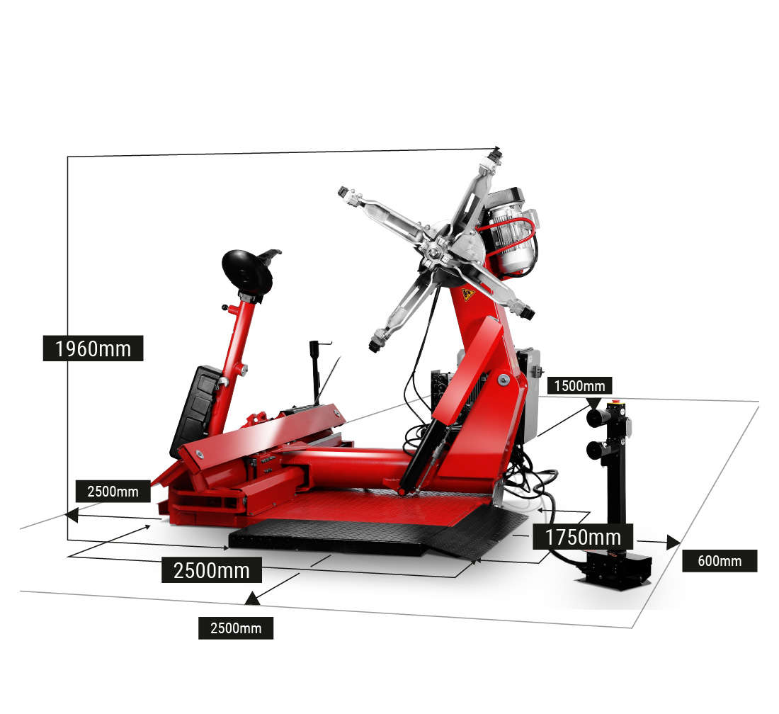 Автоматична машина за демонтаж на камиони 14-56 "MT56 REDATS