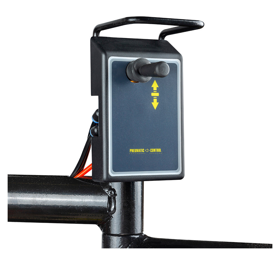 Автоматична машина за монтаж и демонтаж на гуми 12"-24" 230V с вградена система за напомпване и поддържащо рамо RUNFLAT