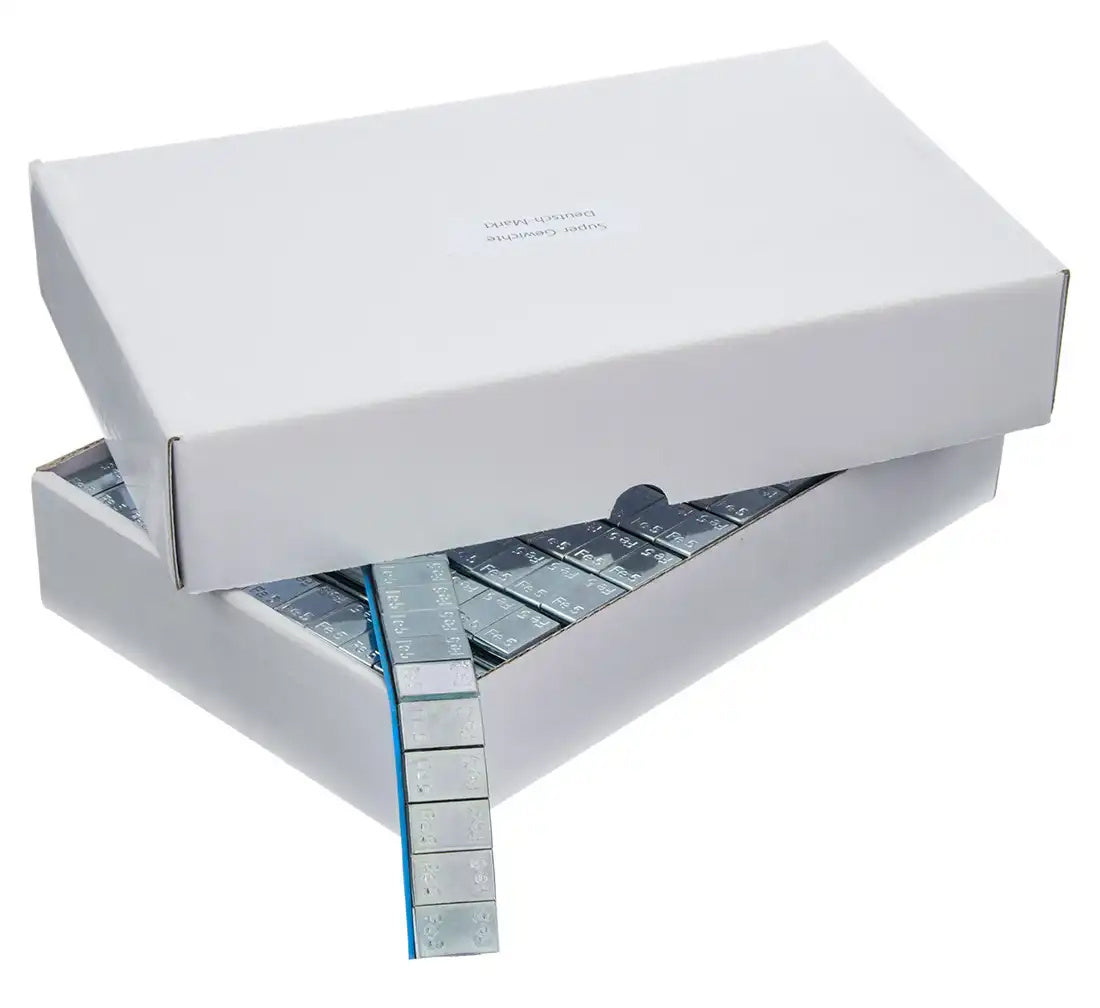 Кутия със залепващи се тежести 5 г FE EDGY 100 ленти