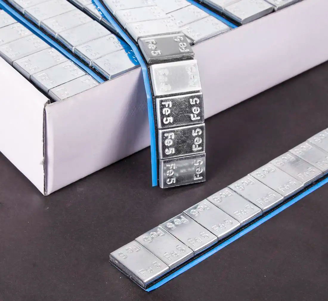 Кутия със залепващи се тежести 5 г FE EDGY 100 ленти