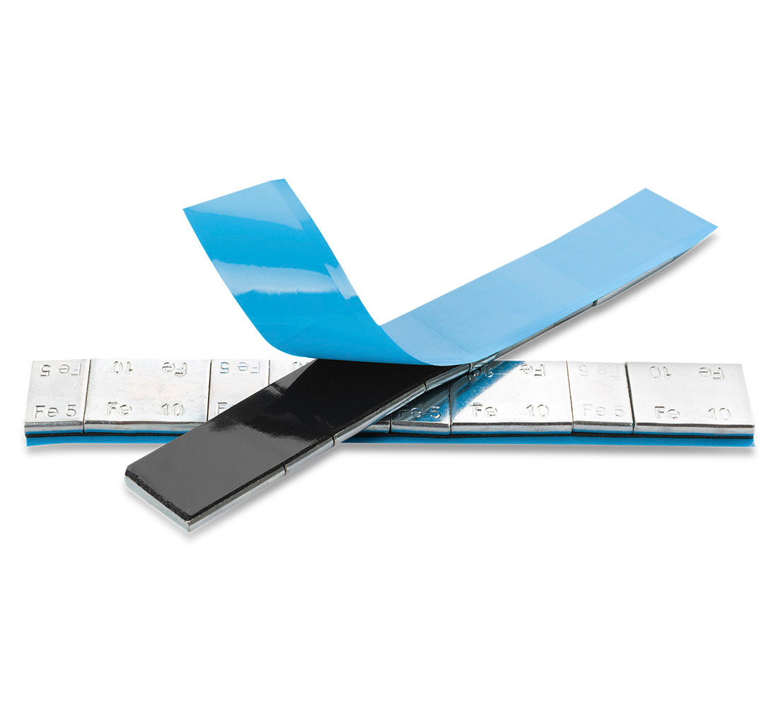 Кутия със залепващи се тежести 5/10 г FE EDGY 100 ленти