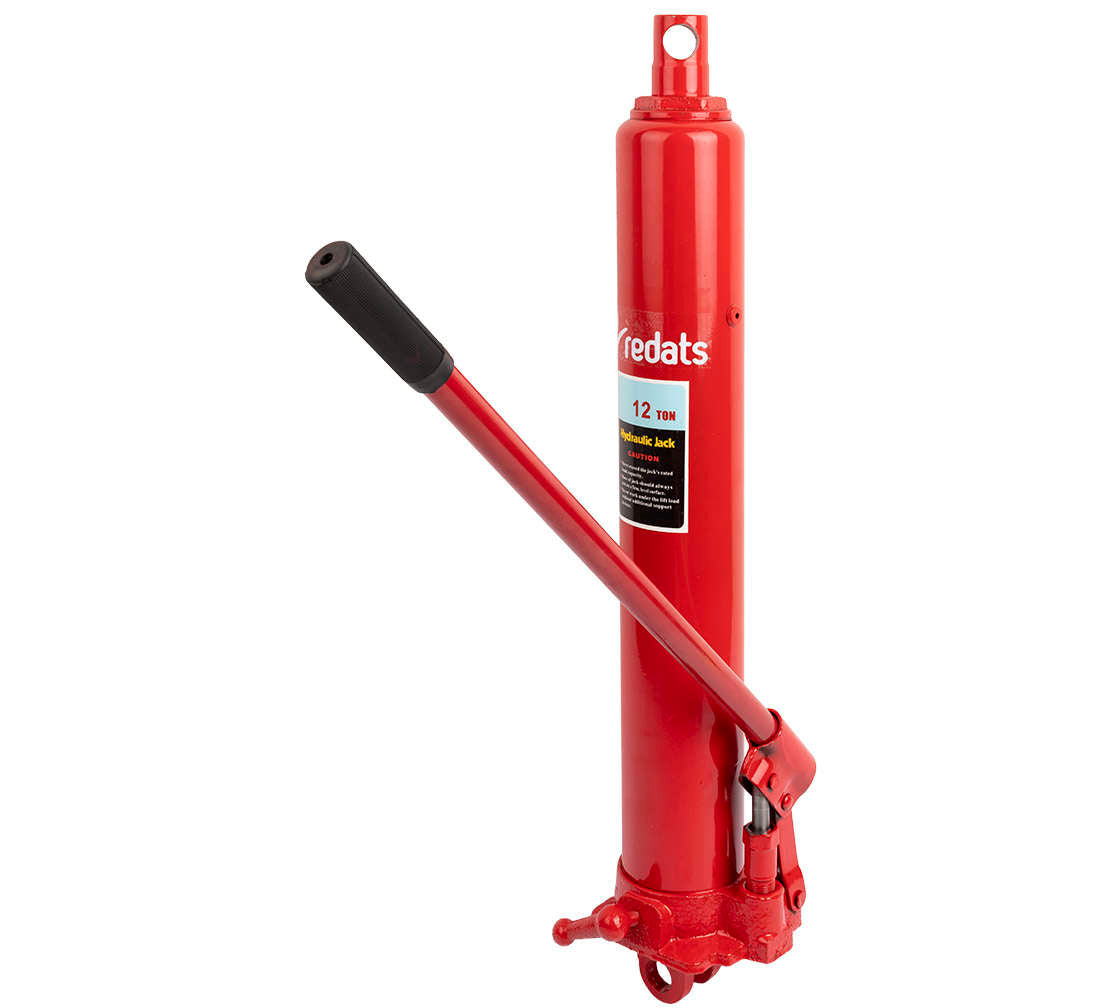 Крик хидравличен с единичен цилиндър 12т