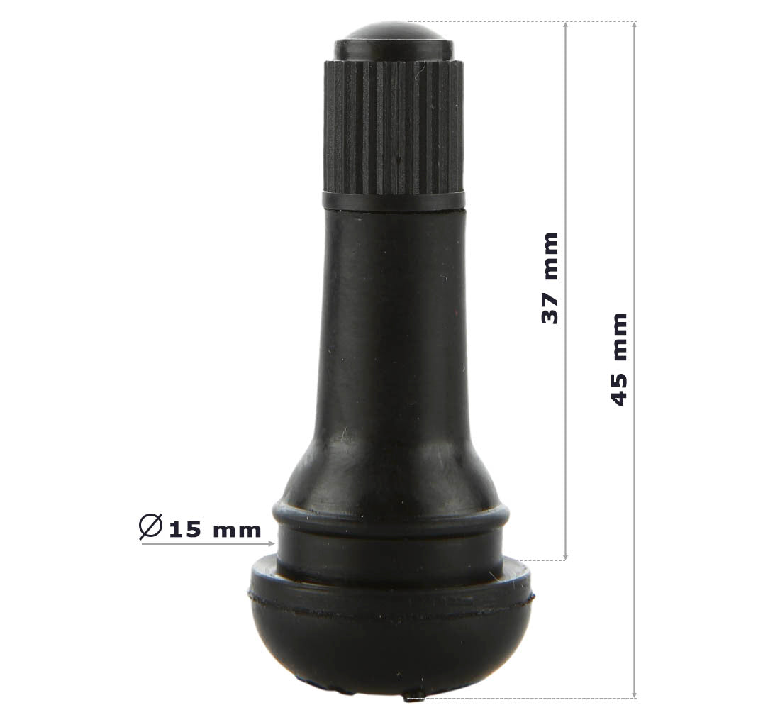 100 броя вентили за безкамерни гуми TR413 45 мм