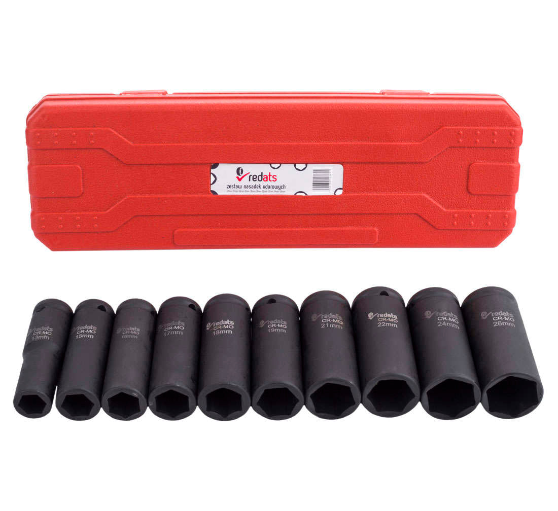 Комплект ударни вложки 1/2 13 - 26 мм 10 части