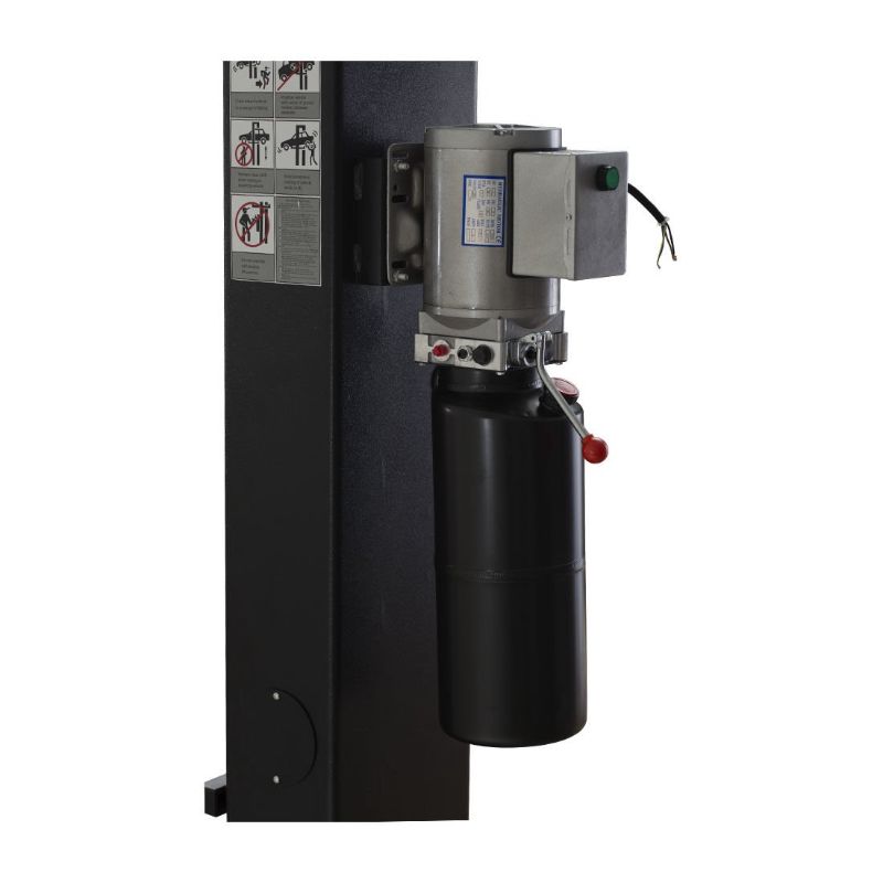 Двуколонен подемник за автомобили 4 тона с ръчно отключване 380V + Безплатно масло