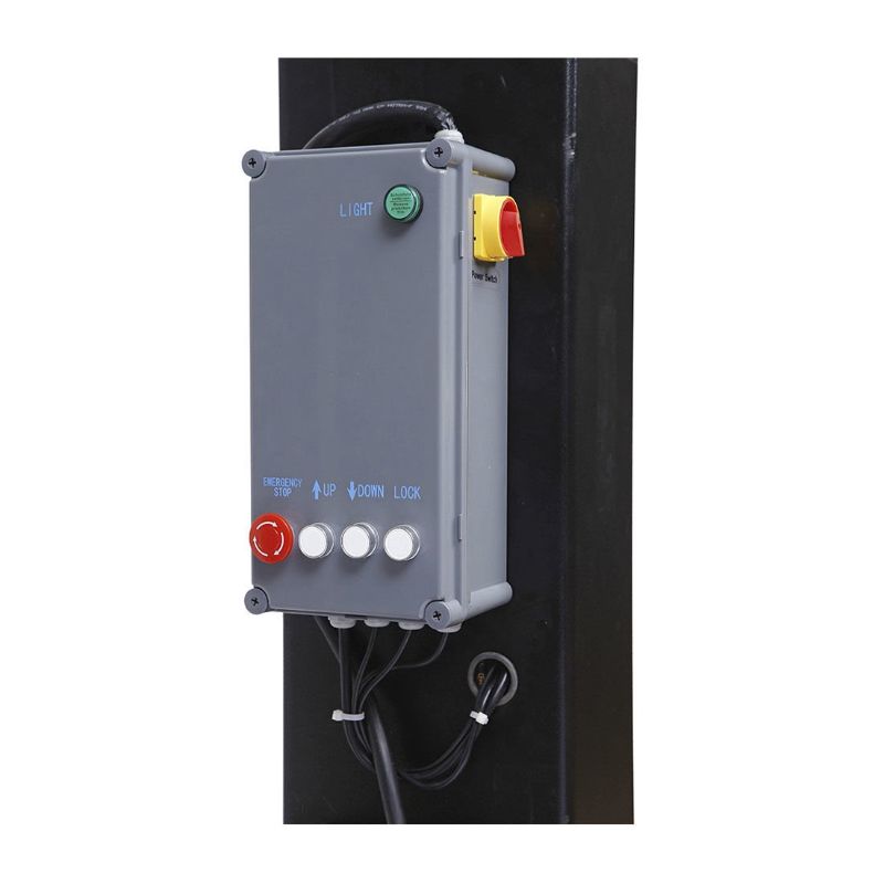 Двуколонен подемник за автомобили 4 тона с автоматично отключване 230V + Безплатно масло