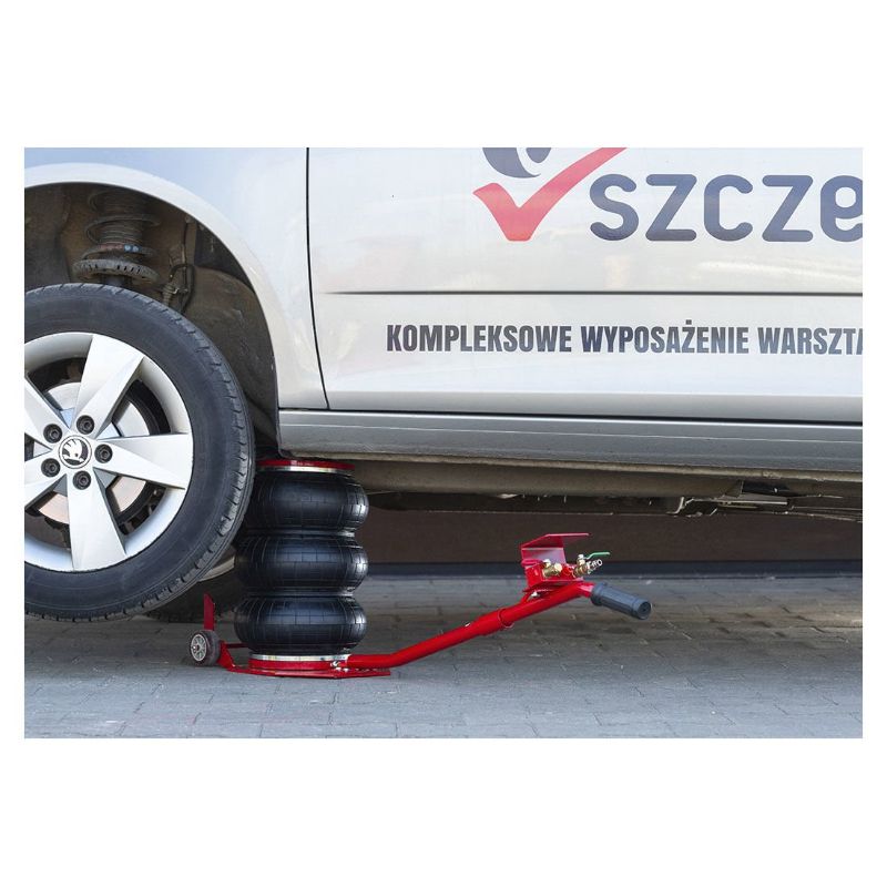 Пневматичен крик с въздушна възглавница, 3.5 т 15-38 см