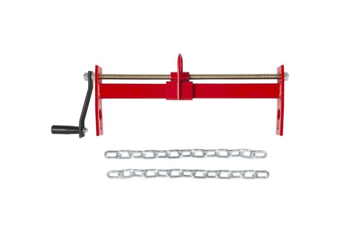 Хидравличен кран за двигатели тип "жираф" 2 т. REDATS + Балансьор за кран за двигатели 680 кг