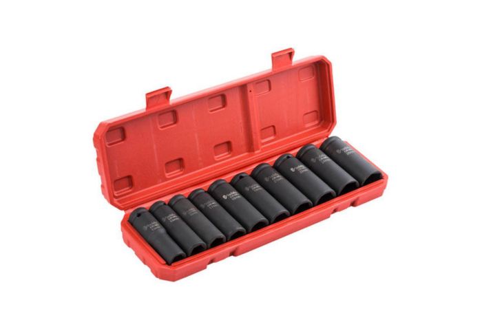 Пневматичен ударен гайковерт 1/2" 1900NM + Комплект ударни вложки 1/2" 13 - 26 мм