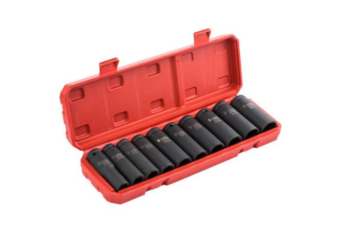 Пневматичен крик тип въздушна възглавница 3.5т GEBO TOOLS + пневматичен гайковерт 1/2" + комплект ударни вложки 13-26 мм