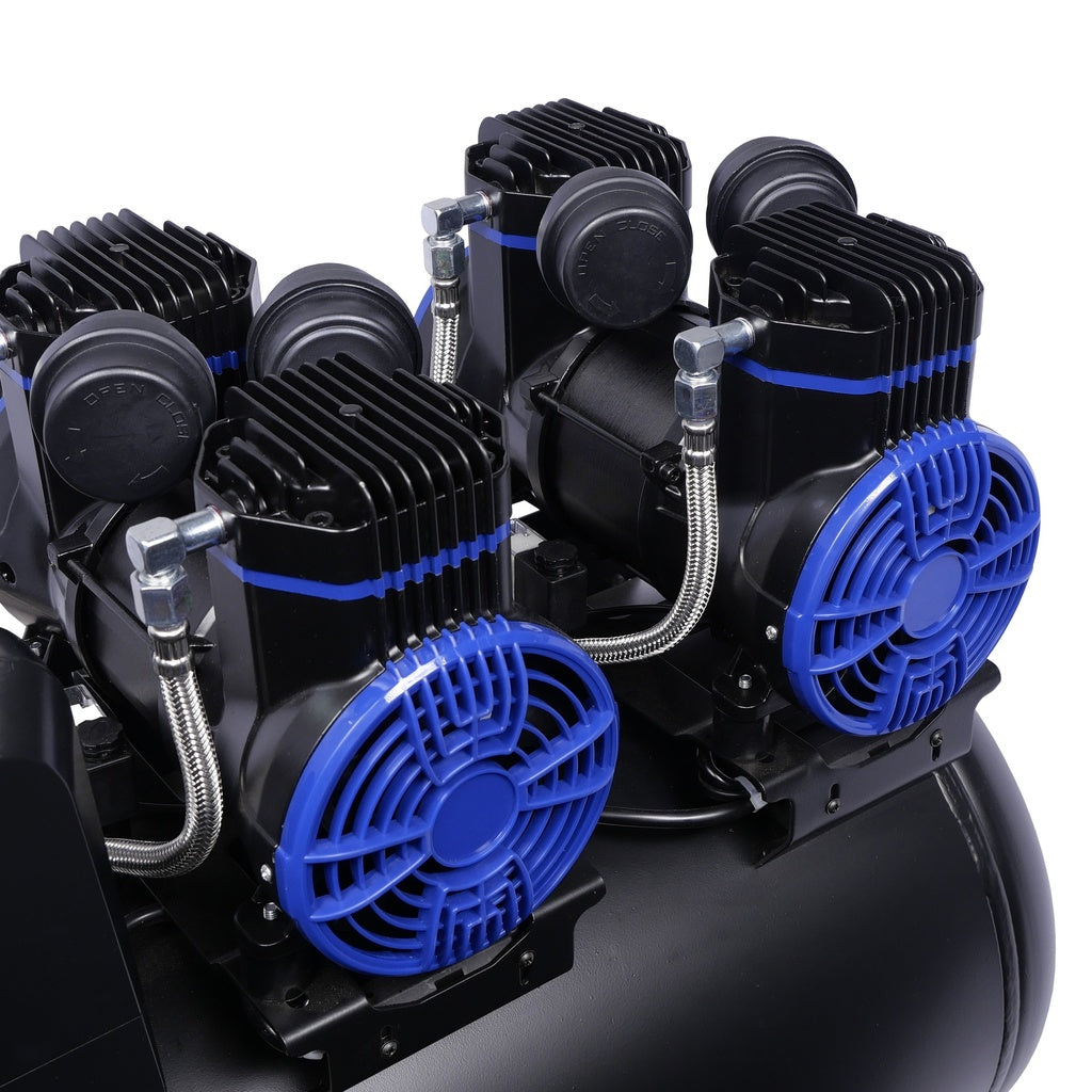 Безшумен компресор, намален звук, без масло 4х2CP 120л AIRPRO