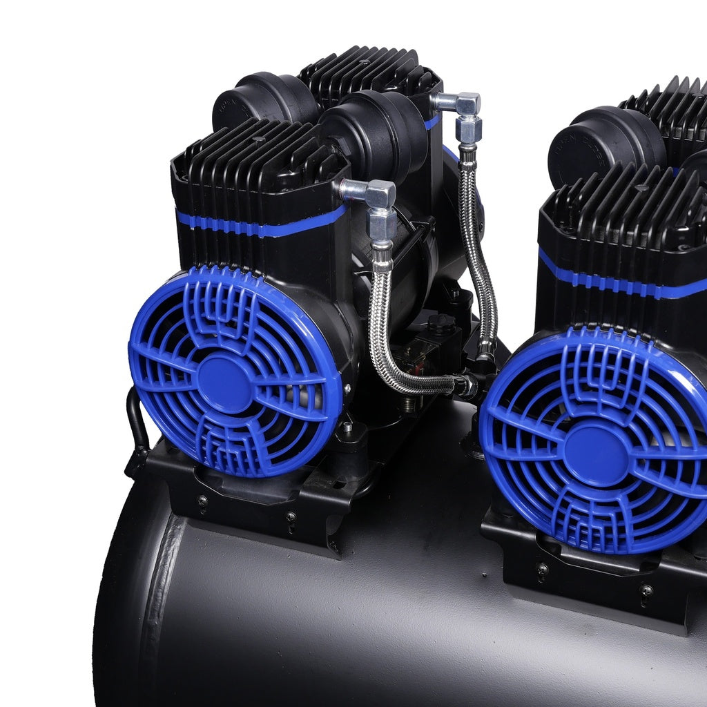 Безшумен компресор, намален шум, без масло 3х1.8CP 100л AIRPRO