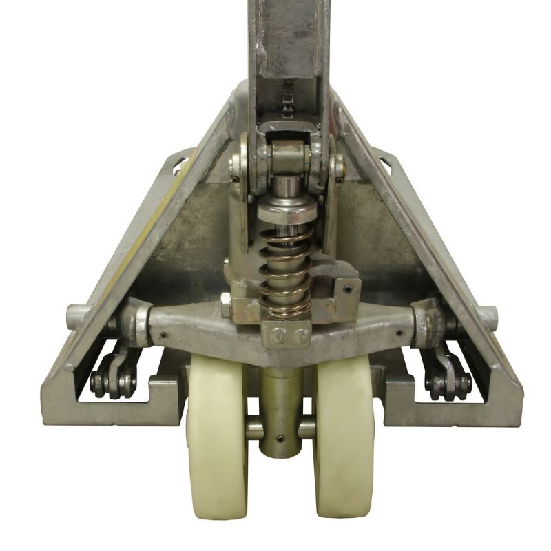 Ръчна транспортна количка с двойни предни колела, 2500 кг