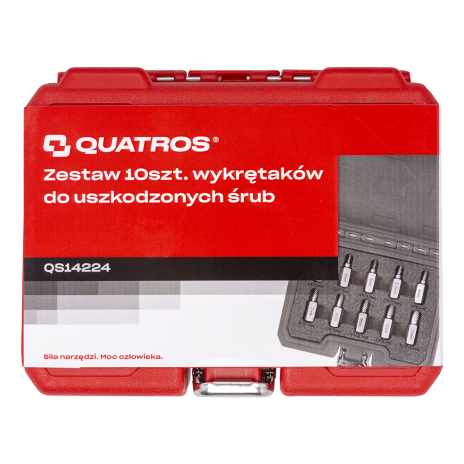 Комплект екстрактори на счупени и износени винтове 10 бр. QUATROS